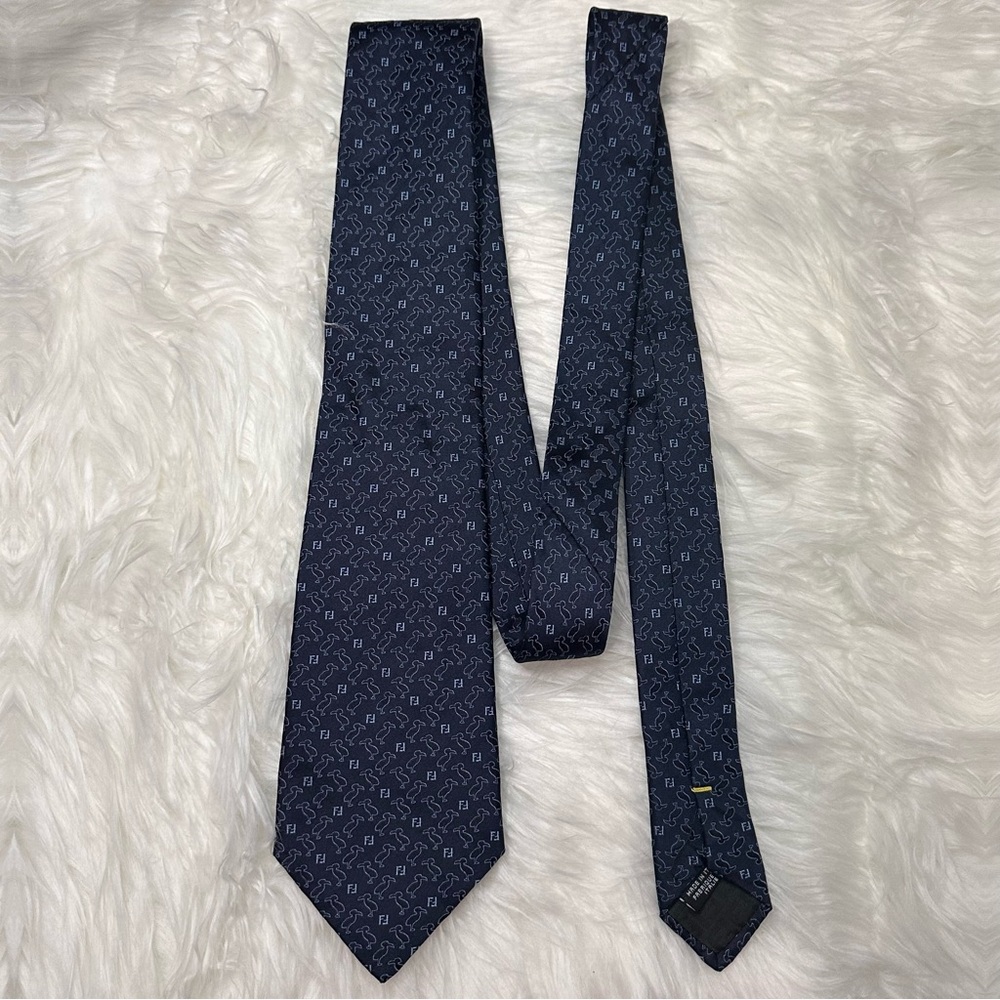 NWOT FENDI Dodo Birds 🦤 with Fendi Logos Tie - Picture 6 of 10